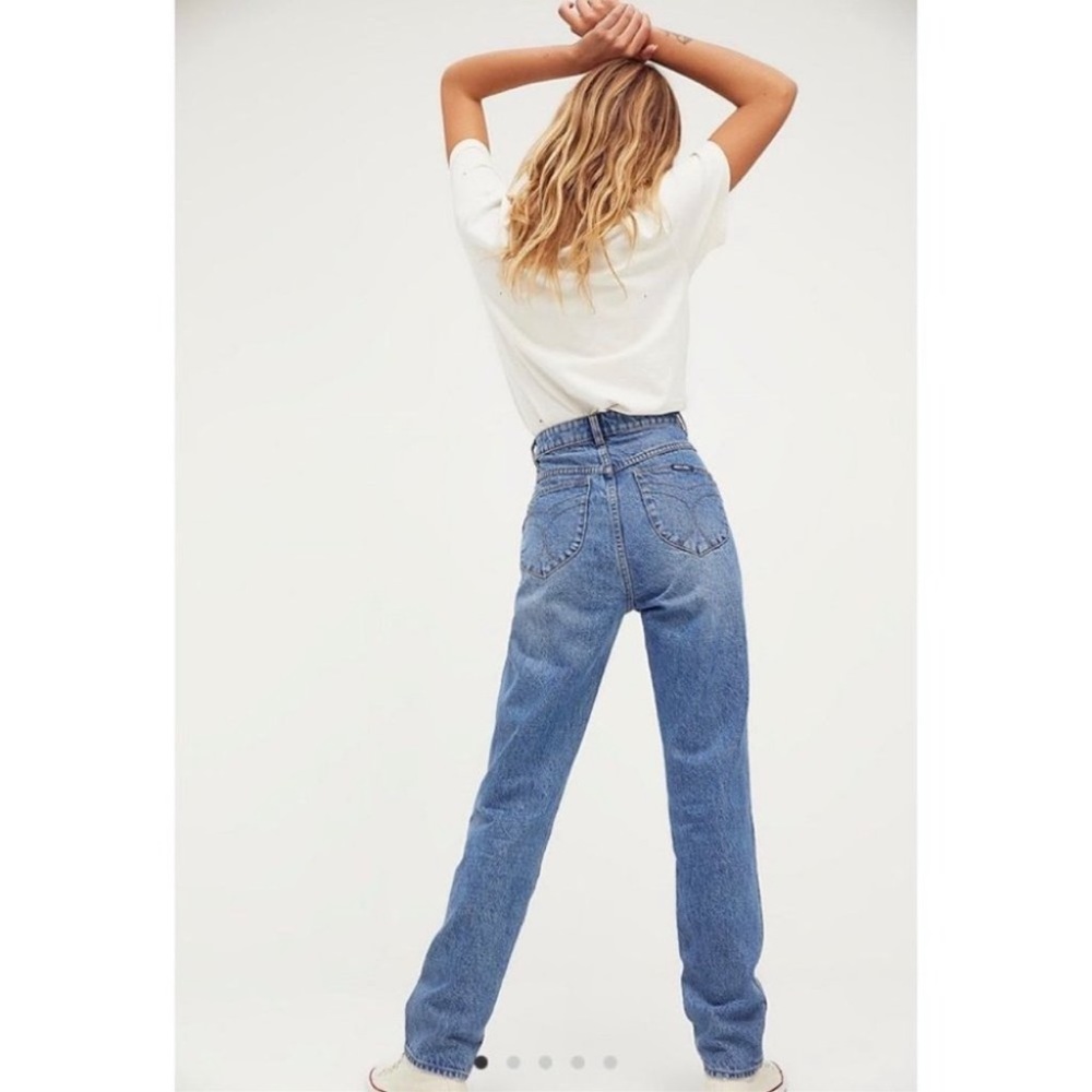 Free People Rolla's Elle Jeans Super High Rise Relaxed Size 27